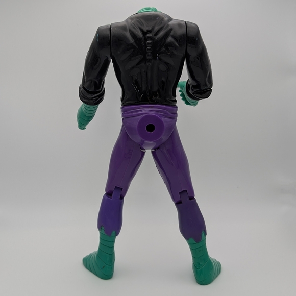The Lizard Spiderman Animated Series Toy Biz 1994 Marvel Deluxe 10" Fig No Tail - Picture 3 of 9
